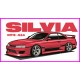 Nissan SIlvia S14 Initial D Keychain Portachiavi JDM Acrylic k215